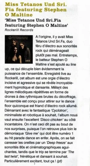 Press: Rif Raf - Décembre 2013