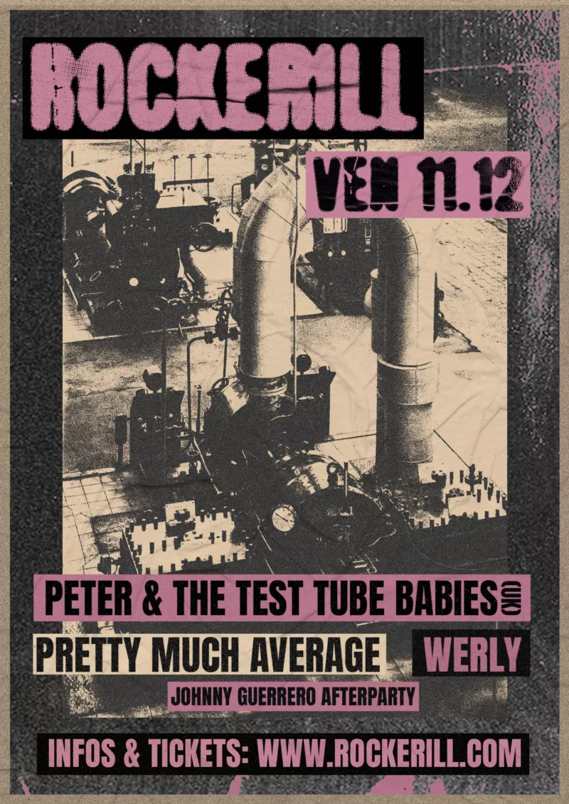Apunkalypse Now ! Peter & The Test Tube Babies + Pretty Much Average + Werly