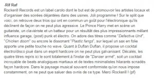 Press: Rif Raf - 2010