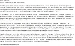 Press: Dirk Weiss - Septembre 2017