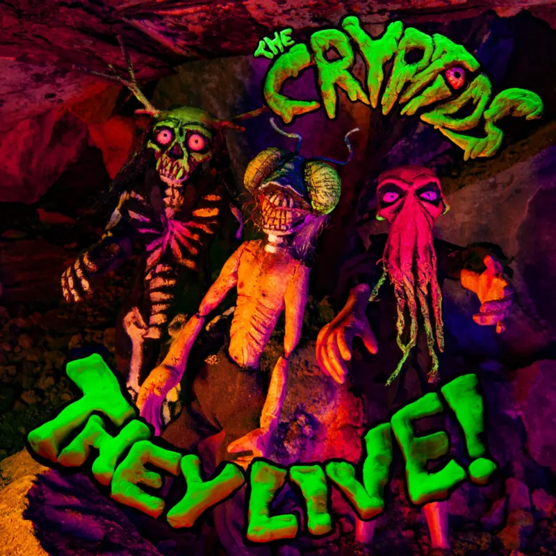 The Cryptids - They Live ! (cover)