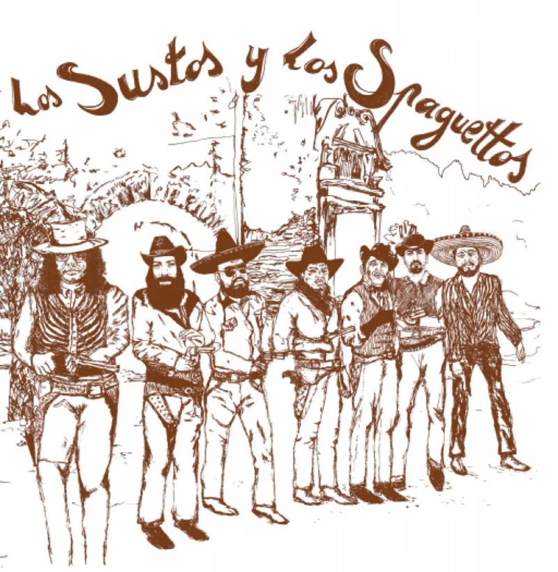 Los Sustos / Spagguetta Orghasmmond - Split 45t (cover)