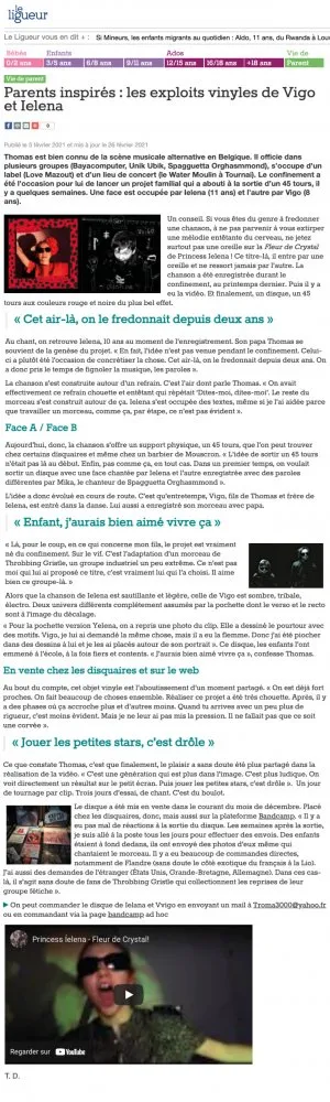 Press: Le Ligueur — 05/02/21